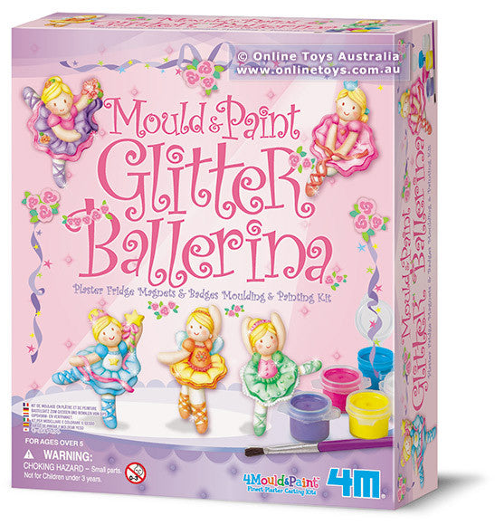 4M - Mould & Paint Glitter Ballerina