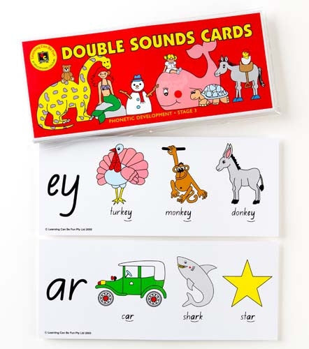 Edvantage - Giant Flash Cards = Double Sounds