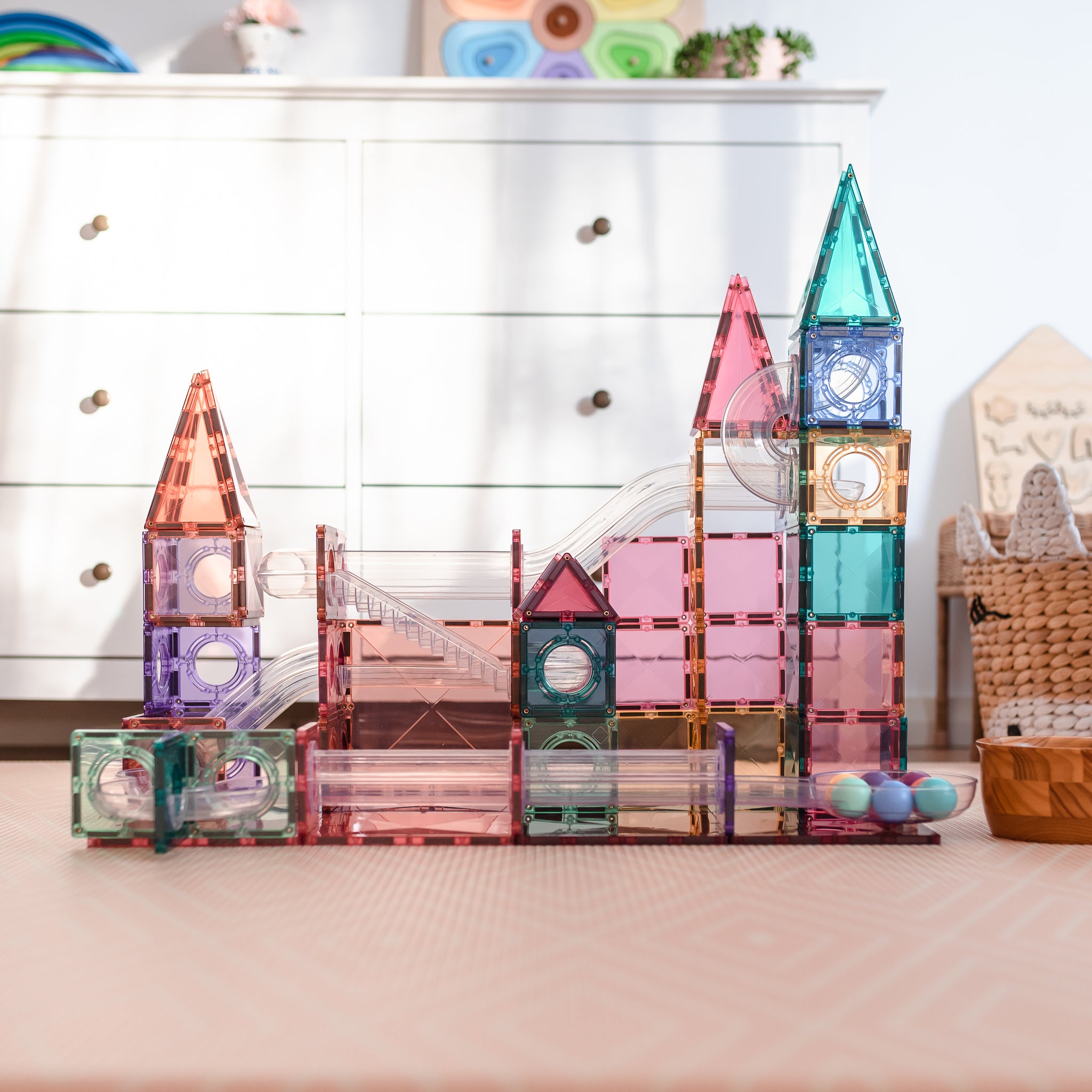 Connetix - Pastel Ball Run 106pcs