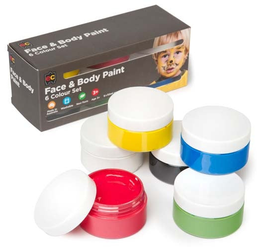 Edvantage - Face & Body Paint - Set of 6