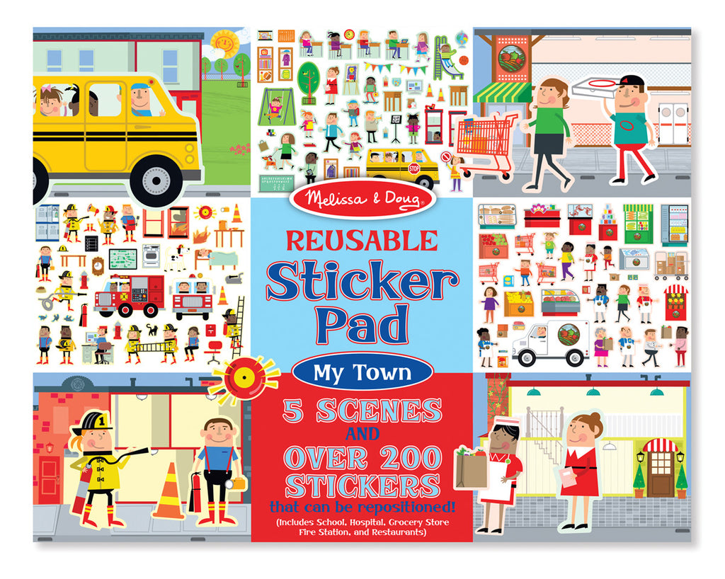 Melissa & Doug - Reusable Sticker Pads Set