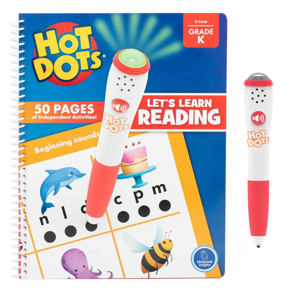 Educational Insights - Hot Dots - Lets Learn Reading Workbook - Kindergarten