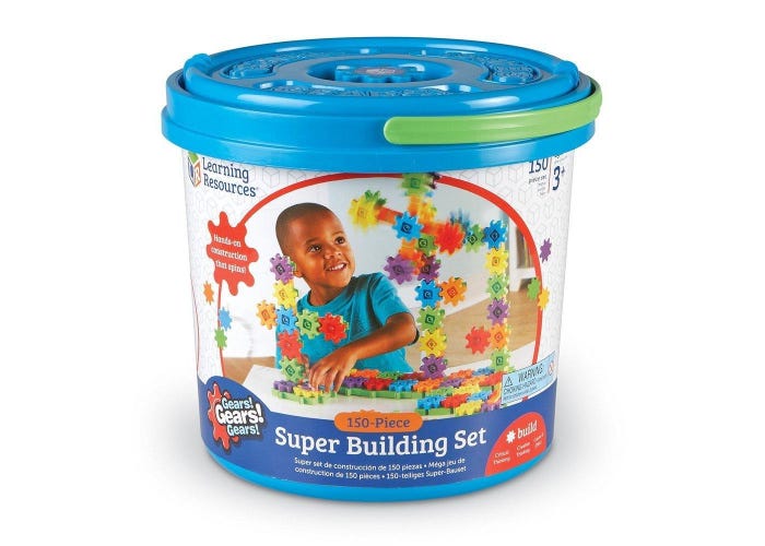 Learning Resources - Gears! Gears! Gears! - Super Building Set 150 Pieces