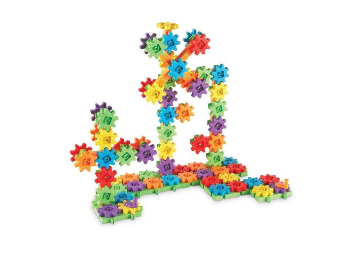 Learning Resources Gears! 100 Piece Deluxe Building Set | The Play Room