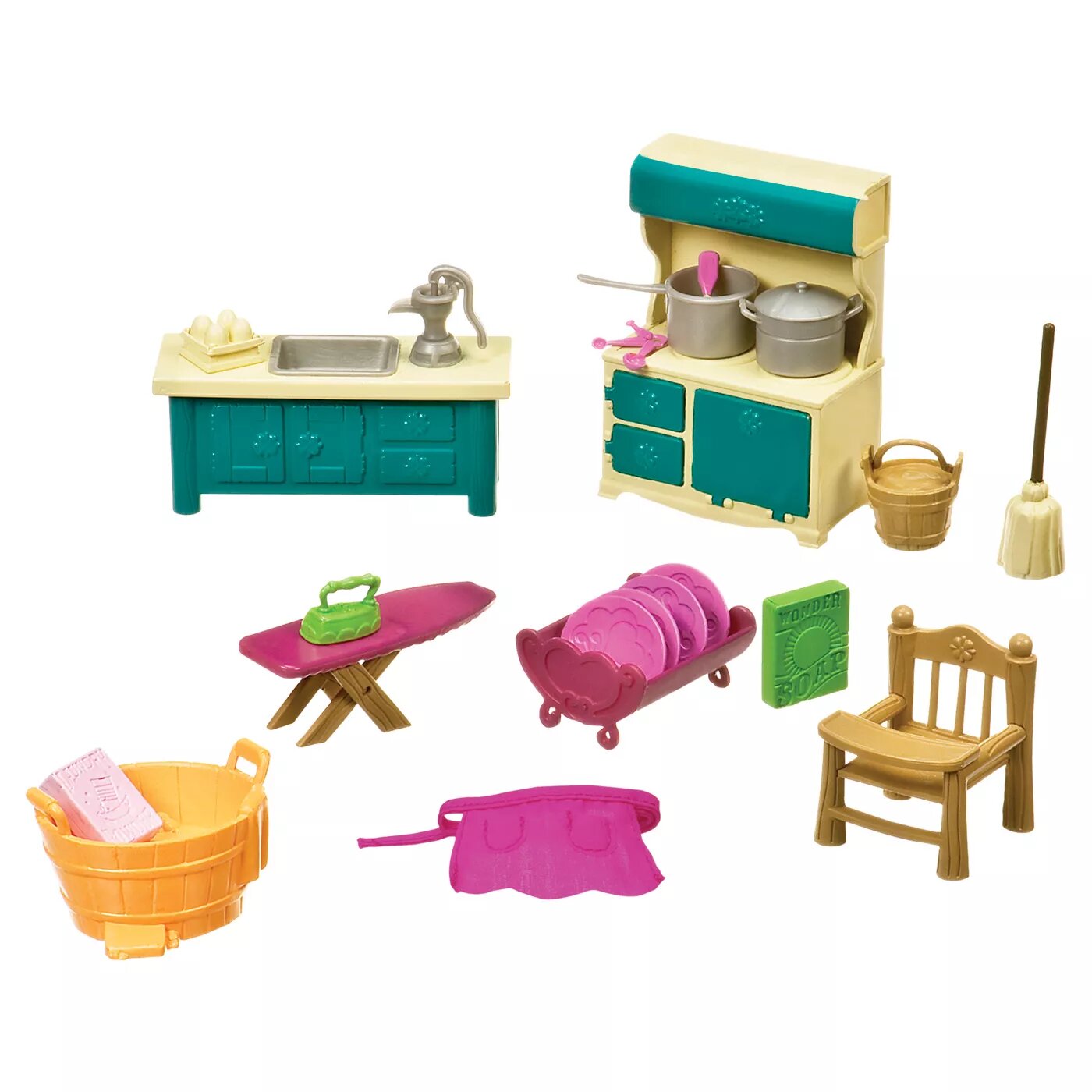 Lil Woodzeez - Playset Kitchen & Housekeeping
