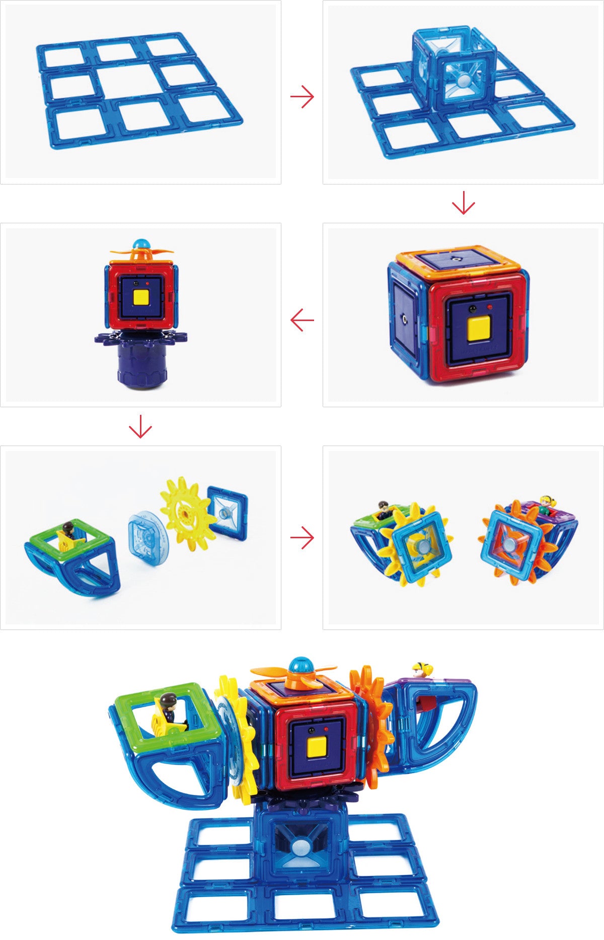 Magformers - Power Gear Set 60Pcs