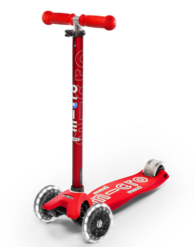 Micro - Maxi Micro Deluxe LED Scooter - Red