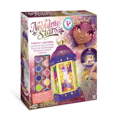 Nebulous Stars - Firefly Lantern Glass Painting