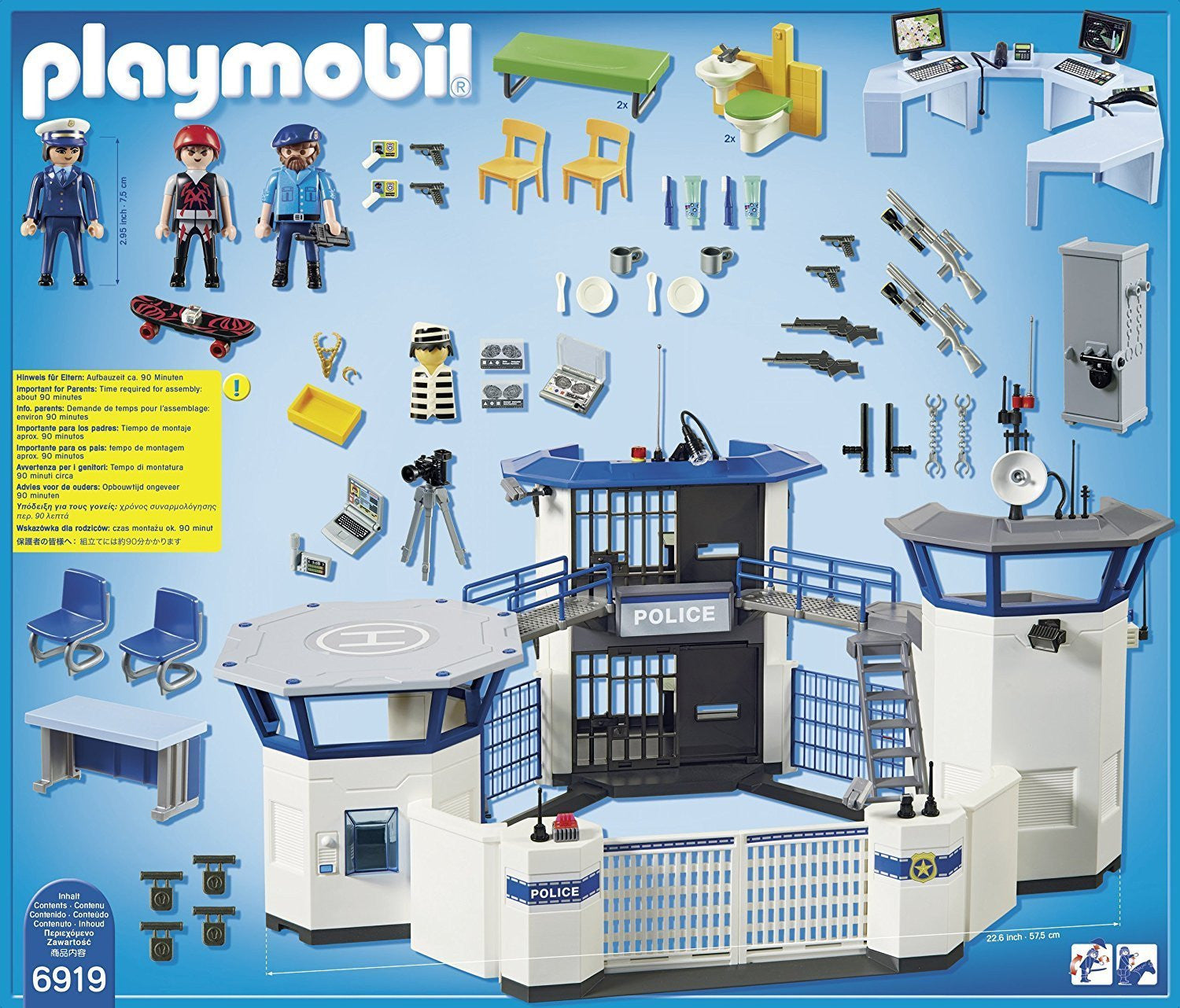 Playmobil - Police Headquarters with Prison (6919)