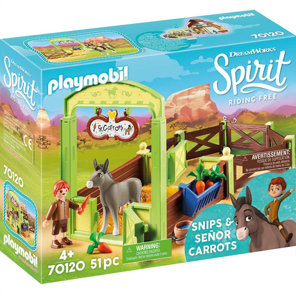 Playmobil - Spirit - Stable Box with Señor Carrot (70120)