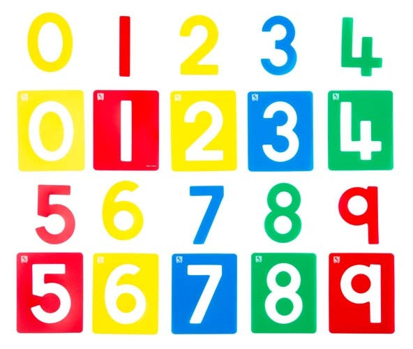 Edvantage - Numbers Stencil Set - Large