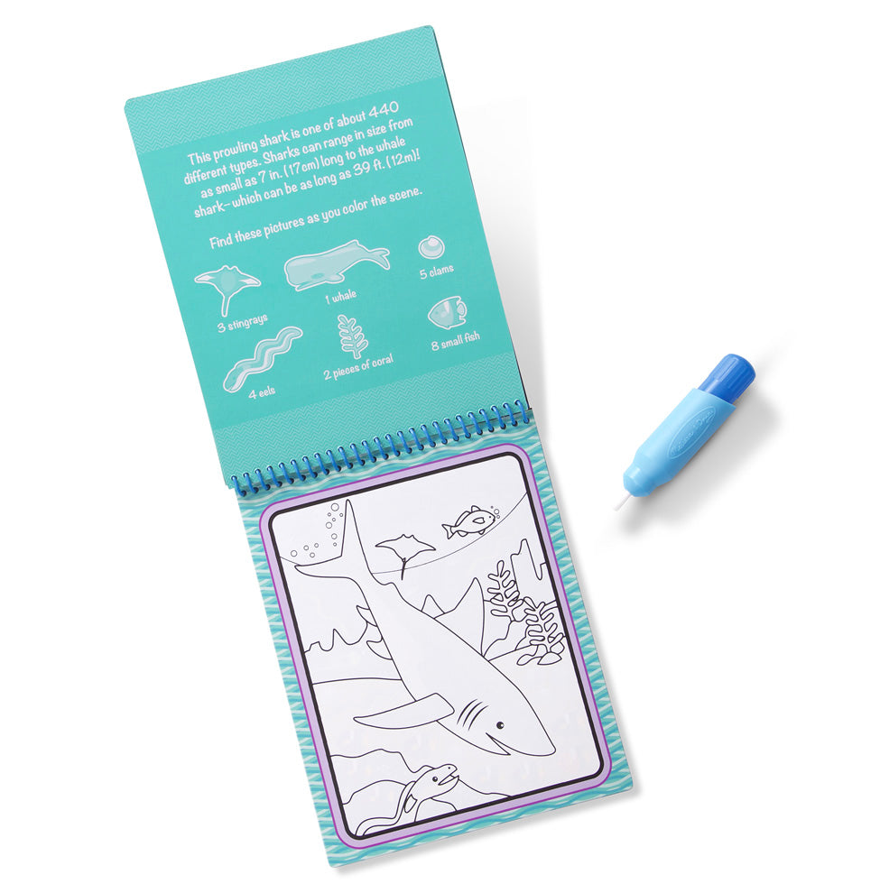 Melissa & Doug - Water WOW - Under the Sea - ON the GO Travel Activity