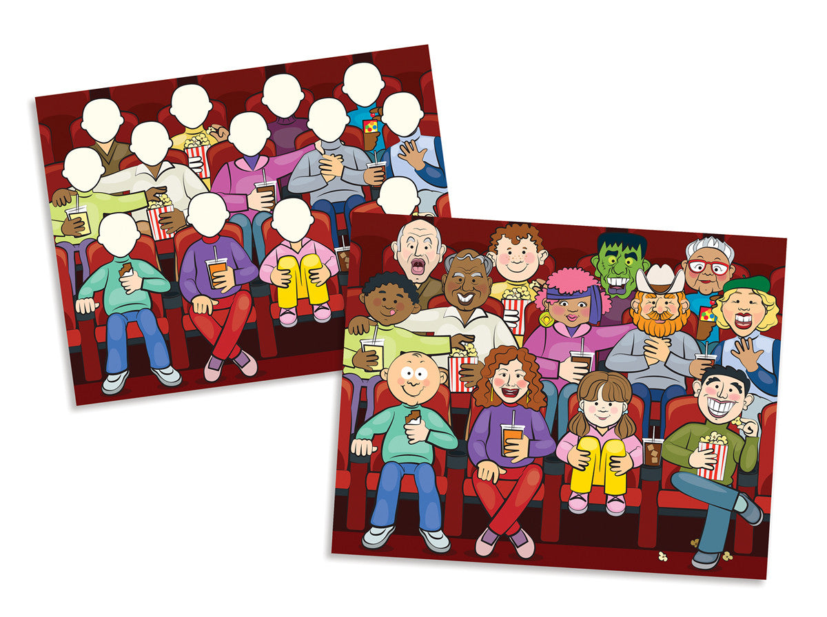 Melissa & Doug - Reusable Sticker Pads Family